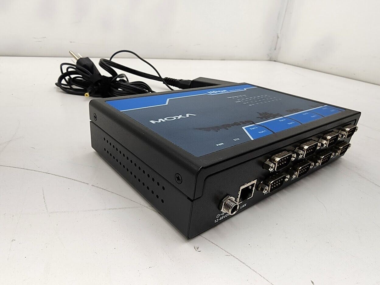 Moxa NPort 5610-8-DTL V1.0.1 Serial Device Server MSIP-REM-MXA-NPort5610-8DTL