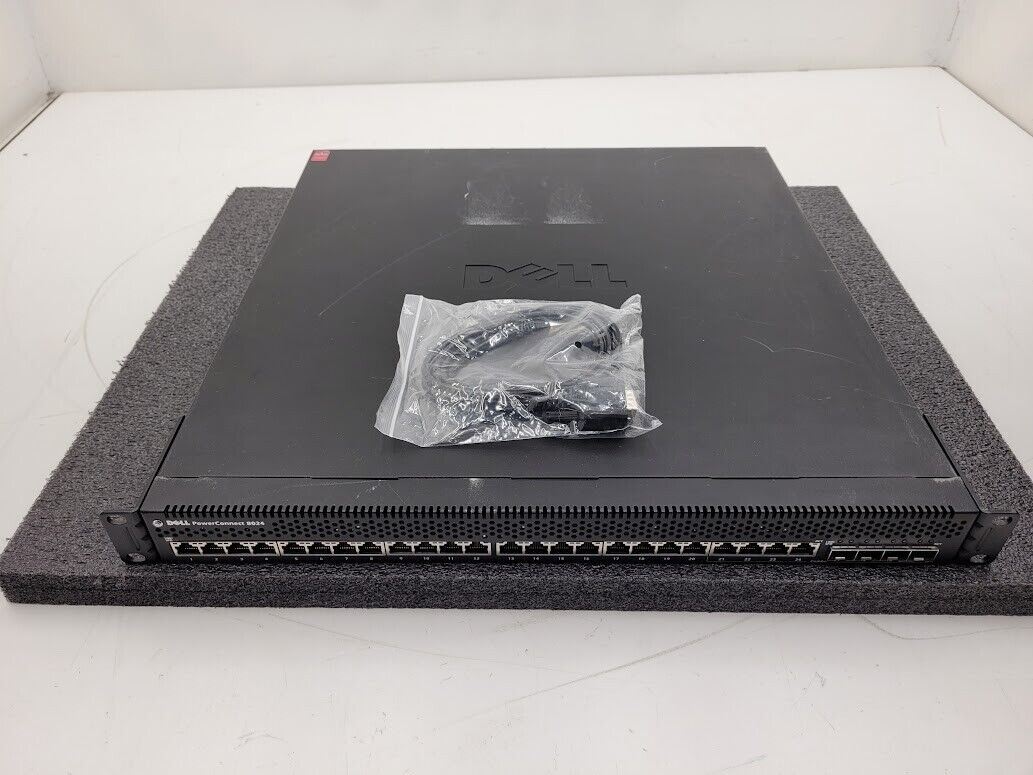 Dell PowerConnect 8024 0Y295K 10Gbps 24 Port 4 SFP Port Networking Switch