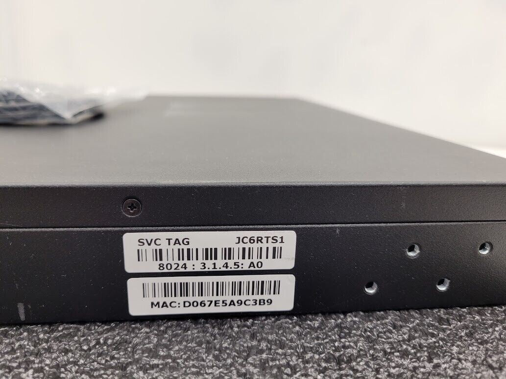 Dell PowerConnect 8024 0Y295K 10Gbps 24 Port 4 SFP Port Networking Switch