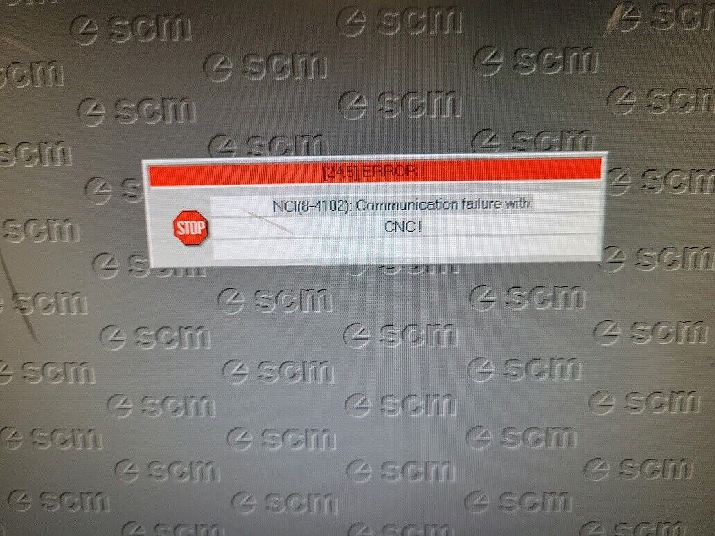 SCM Tech 80 Rack KVR6 4AMECH KVR.M006.R0434 CNC Controller for Parts or Repair