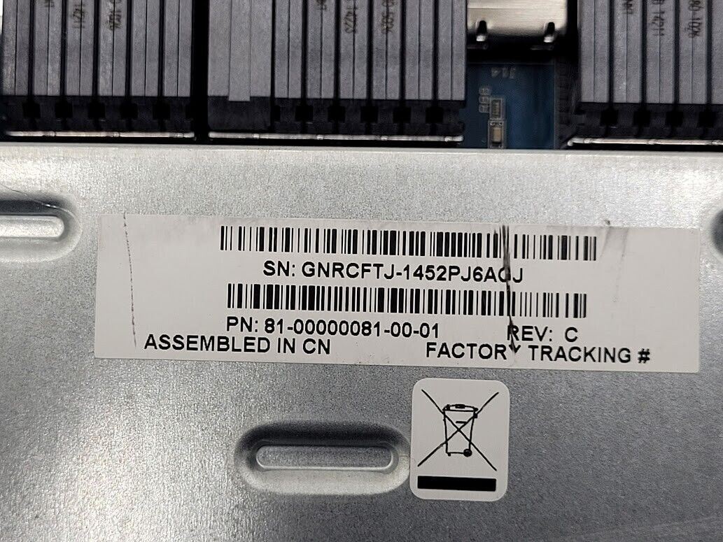 Dot Hill DotHill 6GB I/O Controller Module 81-00000081-00-01 PFRUVC06-01 6GSAS C