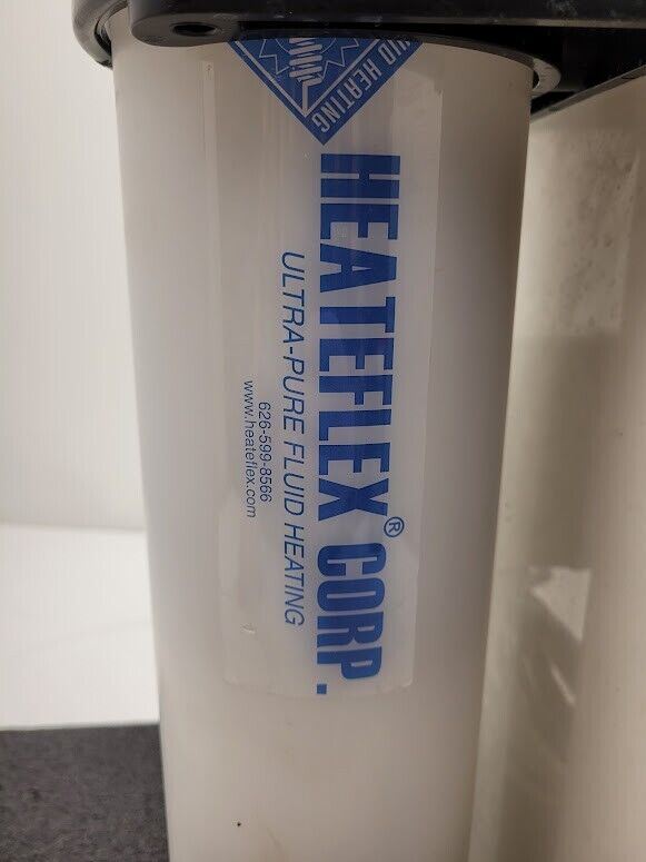 Heateflex LH1-1-12-W-A08 400V 17A 3Ph Ultra Pure Fluid Heater 6.8kW PVDF/PFA