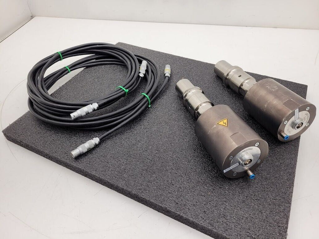 Schunk Ultrasonic Welding Head Pair w/ Cables Type 20/60 Sonosystem PTP-0219