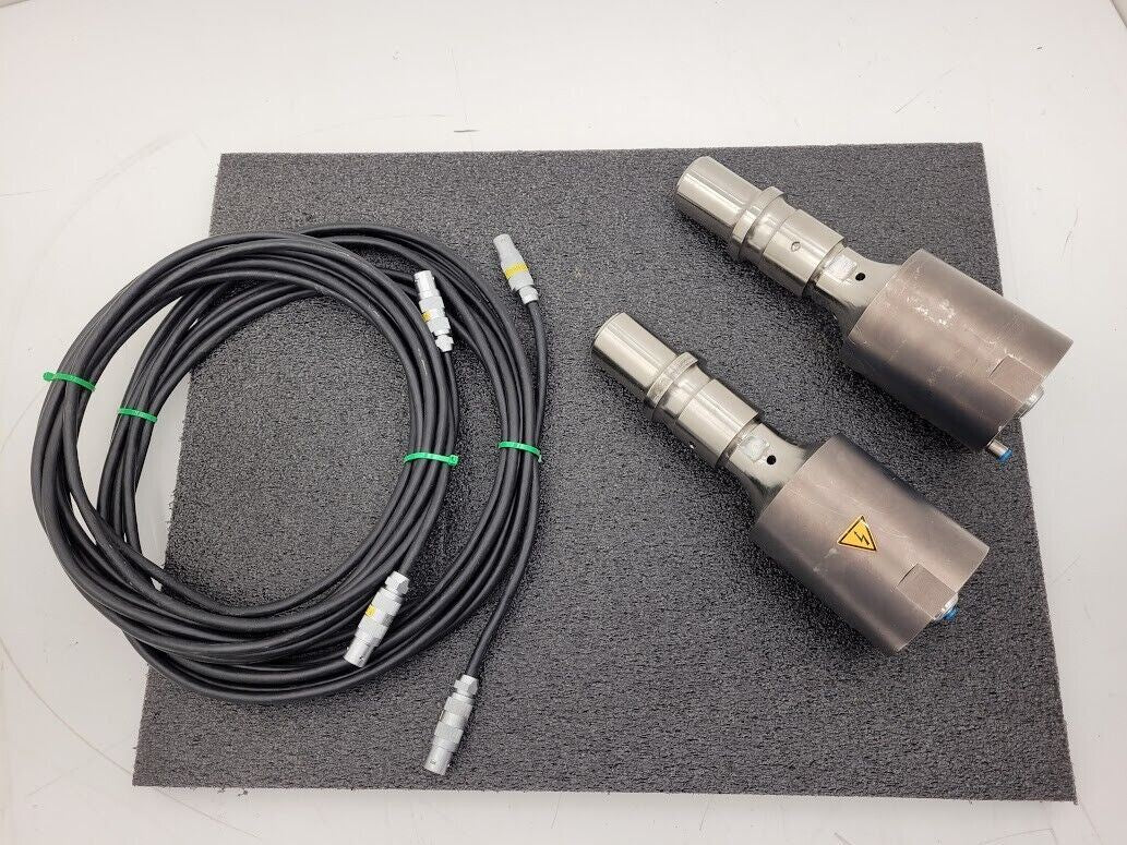 Schunk Ultrasonic Welding Head Pair w/ Cables Type 20/60 Sonosystem PTP-0219