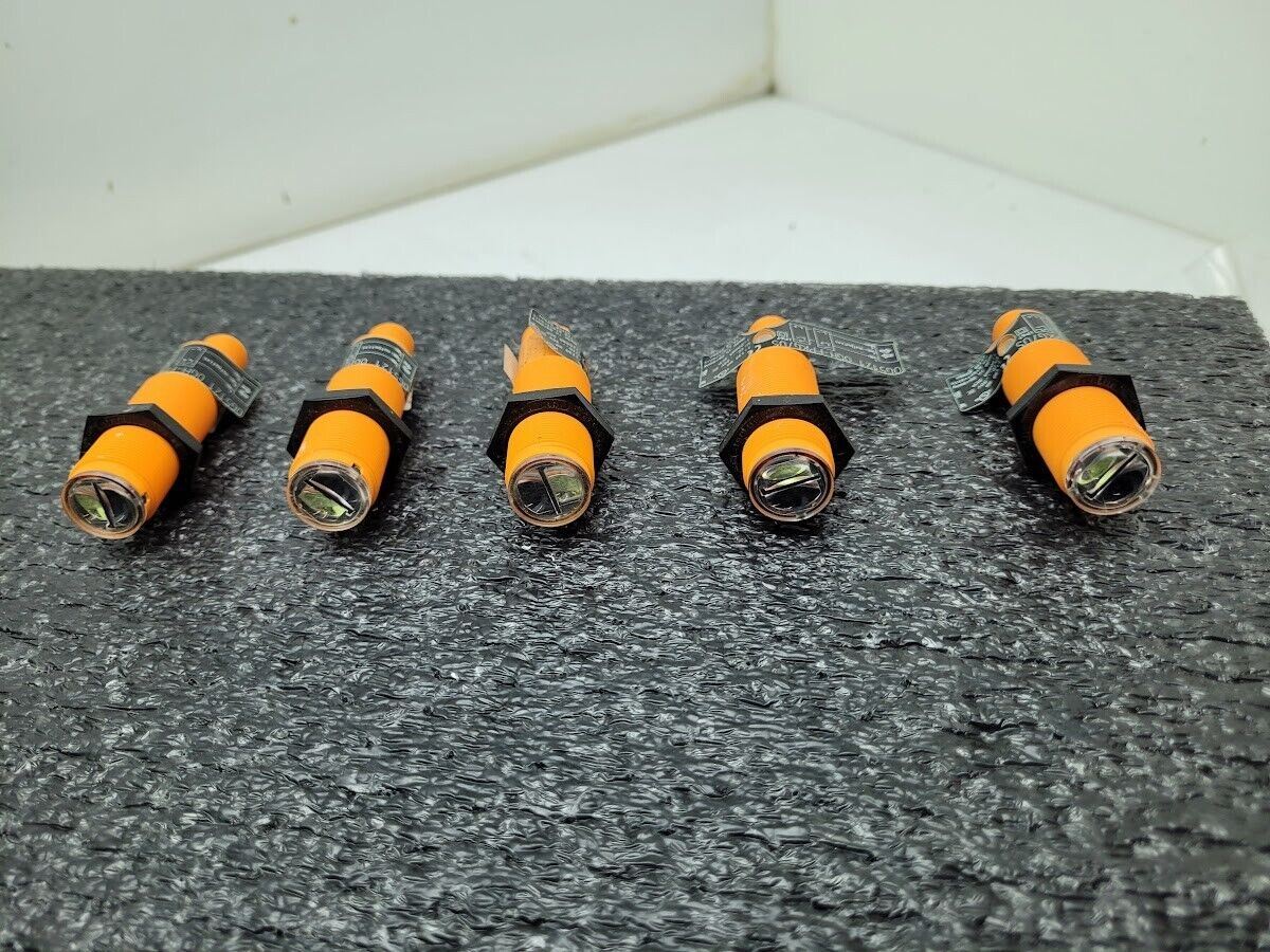 Lot of 5 IFM OGH-FPKG/US-100 Diffuse Reflection Sensor OG5121 w/ Cables
