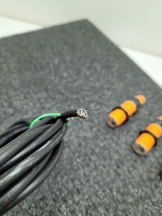 Lot of 5 IFM OGH-FPKG/US-100 Diffuse Reflection Sensor OG5121 w/ Cables