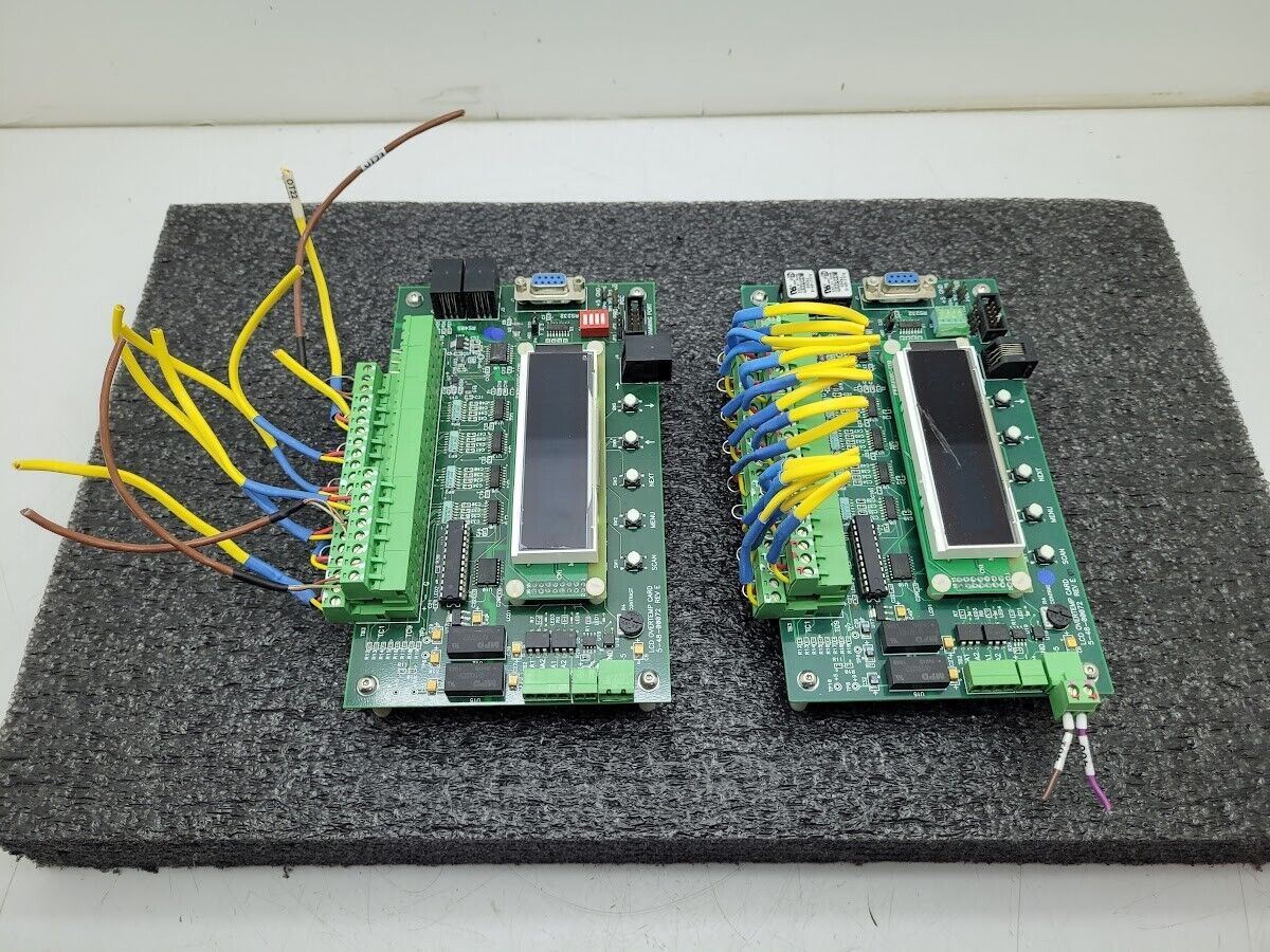 Lot of 2 SierraTherm 5-48-00072 REV E LCD Overtemp Control Board PCB