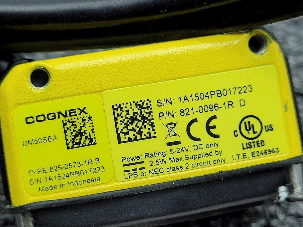 Cognex DataMan DM50S DM50SEA 825-0573-1R 821-0096-1R Barcode Reader Tested