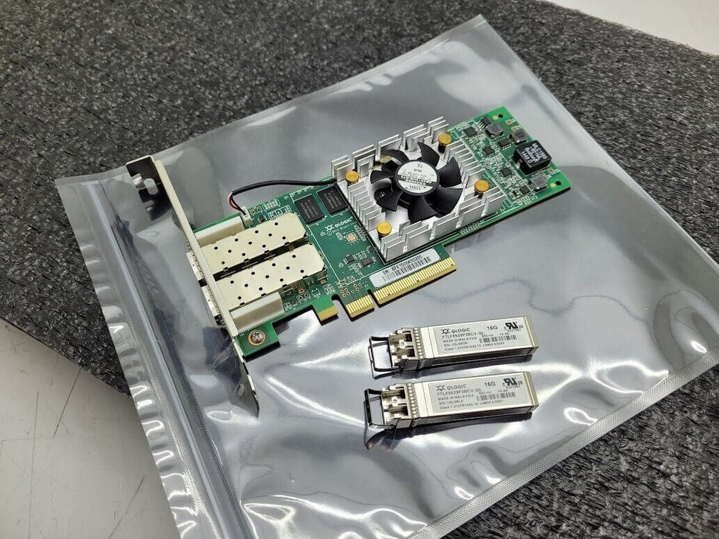 QLogic QLE2672 16Gb FC or 10GbE Ethernet Dual Port PCI-e 2.0 3.0 HBA CNA NIC LC