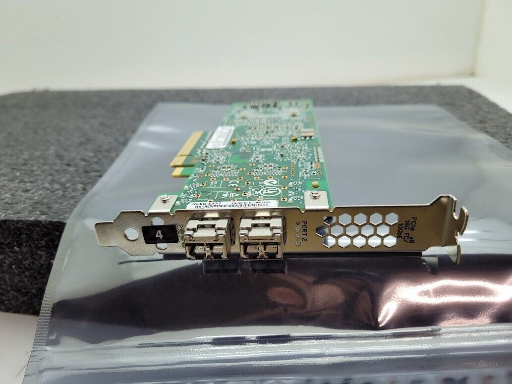 QLogic QLE2672 16Gb FC or 10GbE Ethernet Dual Port PCI-e 2.0 3.0 HBA CNA NIC LC