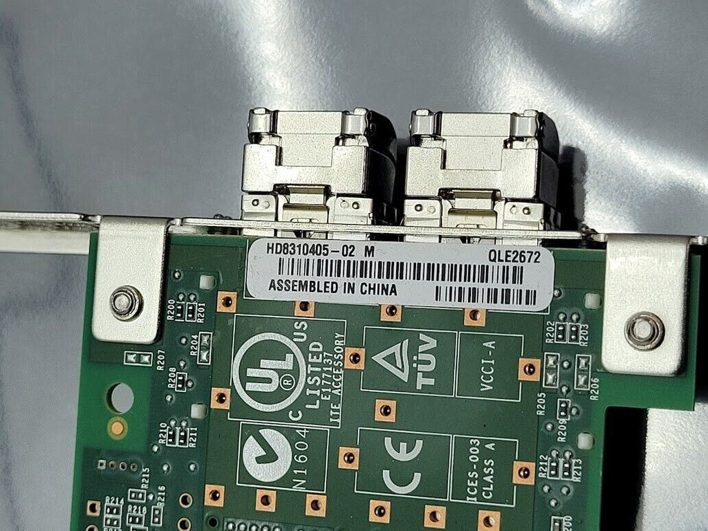 QLogic QLE2672 16Gb FC or 10GbE Ethernet Dual Port PCI-e 2.0 3.0 HBA CNA NIC LC