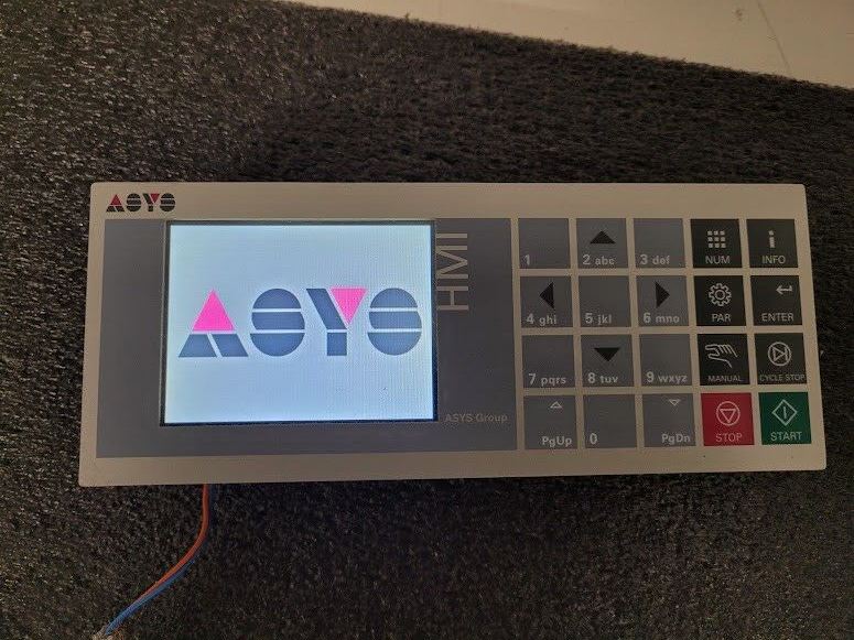 Elrest 24711.1000 ASYS AOPT 350  Operator Panel Interface T154806 HMI USB Enet B