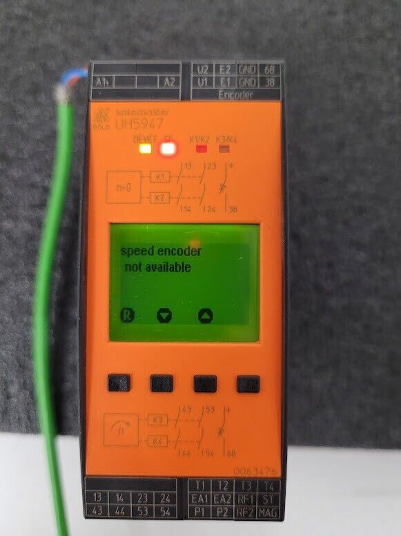 Dold SafeMaster Speed + Standstill Monitor Safety Relay UH5947.04PS/61 24VDC