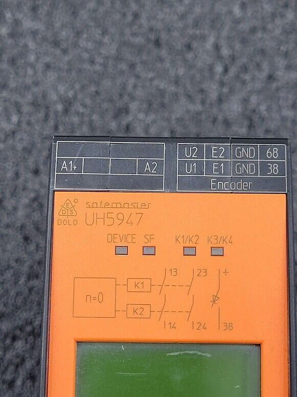 Dold SafeMaster Speed + Standstill Monitor Safety Relay UH5947.04PS/61 24VDC