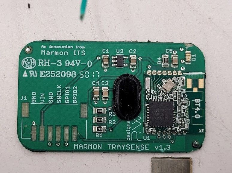 Marmon ITS TraySense V3.1 w/ XunTong PTR5518 Bluetooth 4.0 Low Energy RF Module