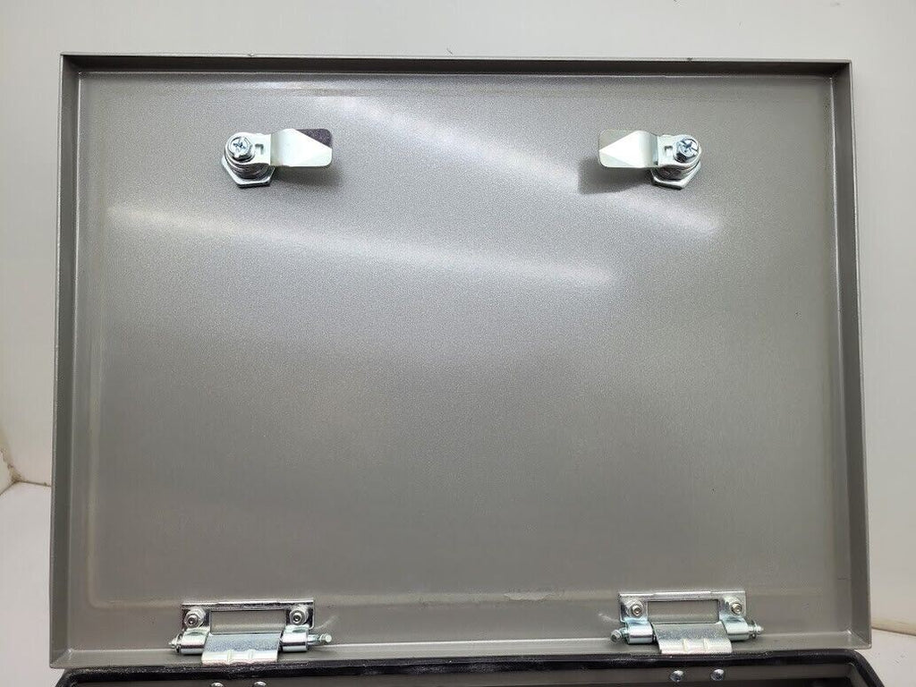 Water Tight Electrical Enclosure Cabinet 16"x12"x5" w/ Turn Locks, 20 I/O ports