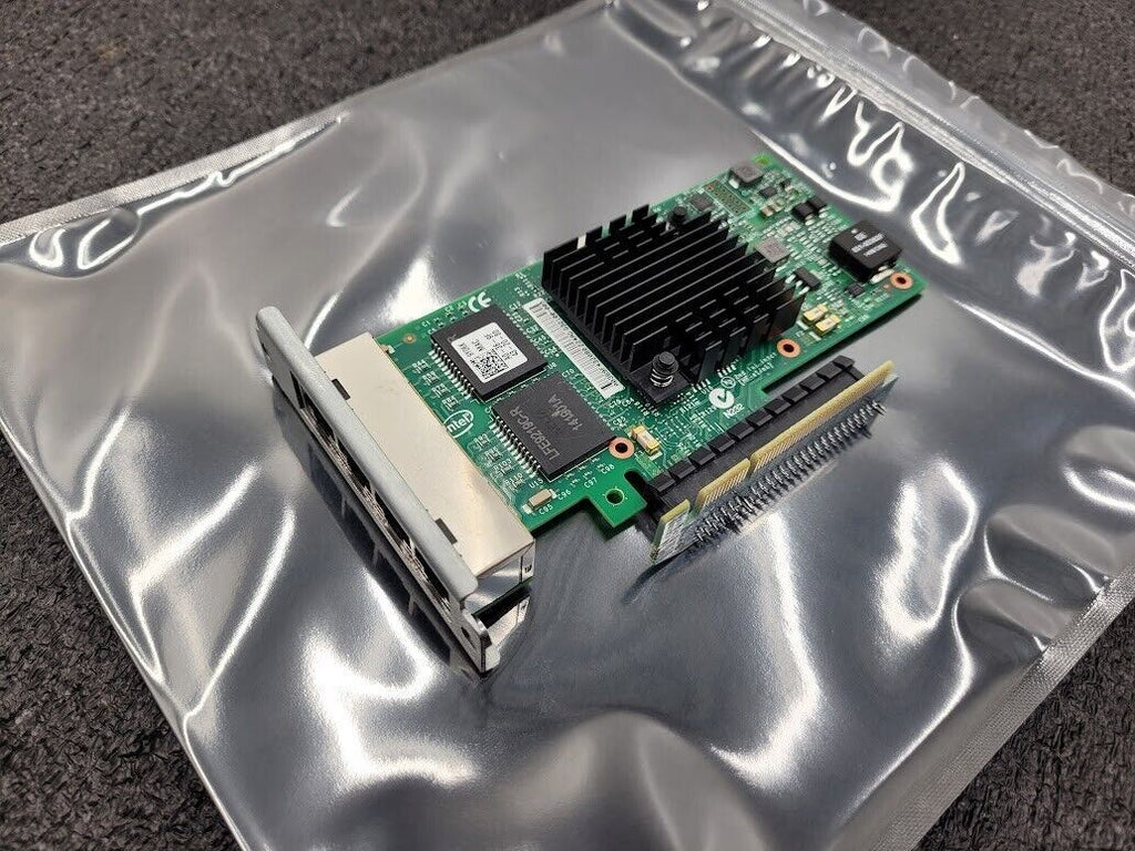 Intel OEM Dell 09YD6K 4 Port Gigabit Ethernet Adapter PCI-E 2.1 Custom Bracket