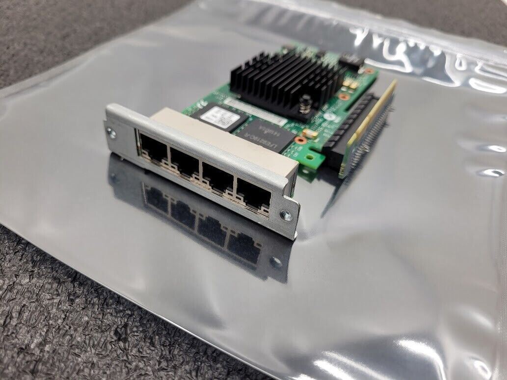 Intel OEM Dell 09YD6K 4 Port Gigabit Ethernet Adapter PCI-E 2.1 Custom Bracket