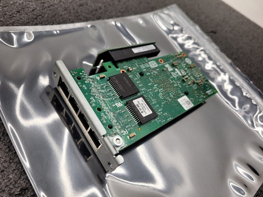 Intel OEM Dell 09YD6K 4 Port Gigabit Ethernet Adapter PCI-E 2.1 Custom Bracket