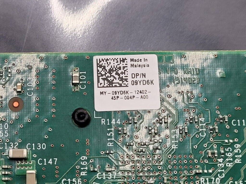 Intel OEM Dell 09YD6K 4 Port Gigabit Ethernet Adapter PCI-E 2.1 Custom Bracket