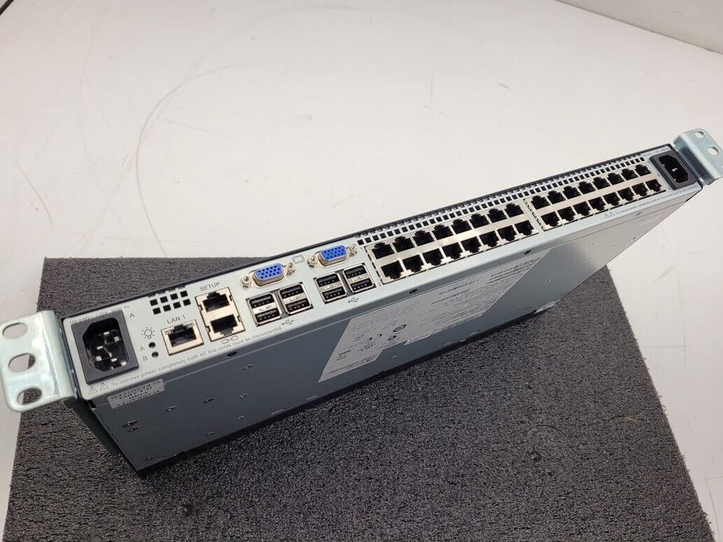 HP AF619A 578713-002 32-Port KVM Server Console Switch 100-240VAC