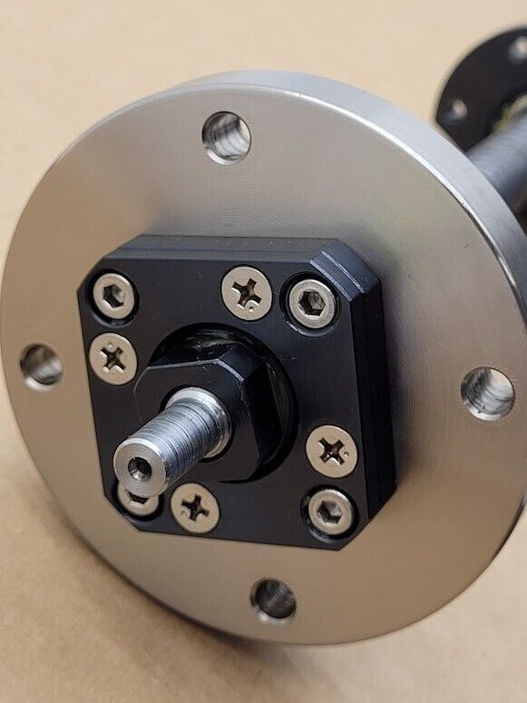 1505 Kuroda ABB Recirculating Ball Screw 12" OAL 6" Travel 5mm lead 8mm Shaft