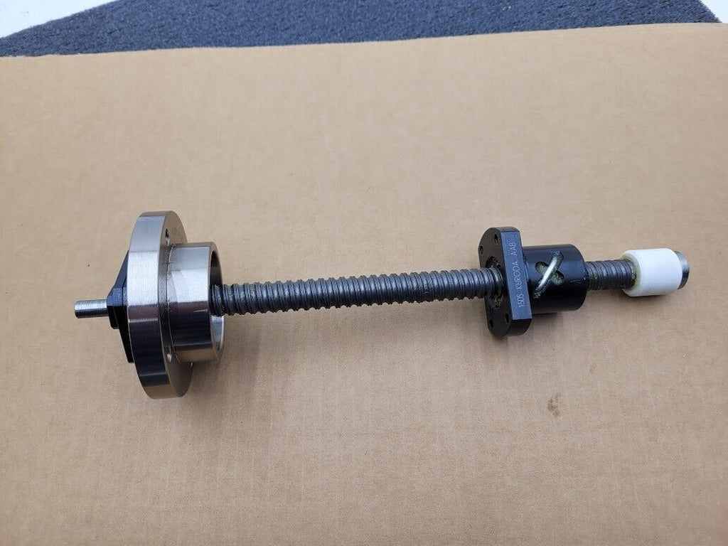 1505 Kuroda ABB Recirculating Ball Screw 12" OAL 6" Travel 5mm lead 8mm Shaft