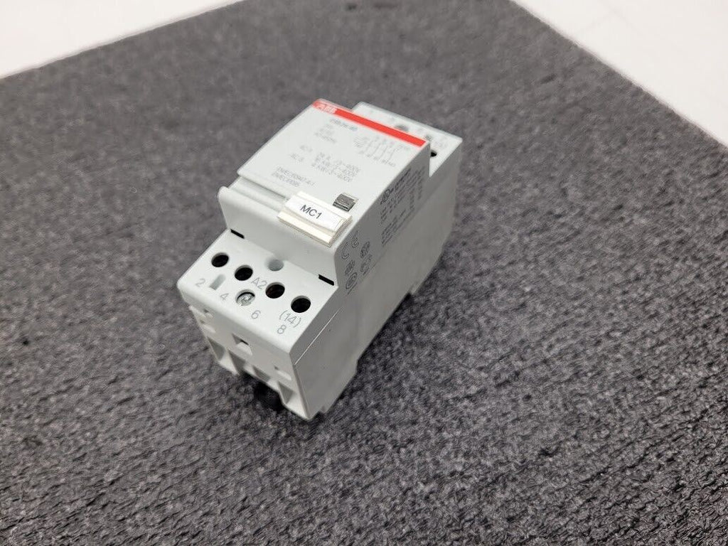 ABB DIN Rail Contactor ESB24-40 24V AC/DC 40-450Hz 24A 240-480VAC