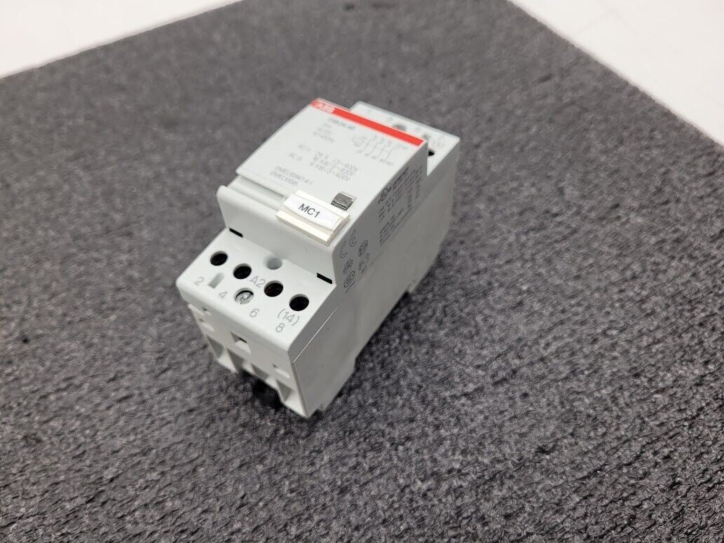 ABB DIN Rail Contactor ESB24-40 24V AC/DC 40-450Hz 24A 240-480VAC