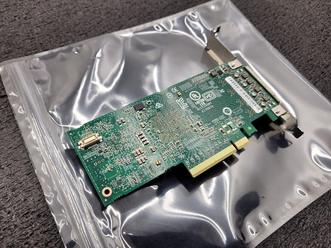 Microsemi Adaptec ASA-80165H/Dell 16 Port External SAS HBA SFF8644 PCI-E 3.0x8