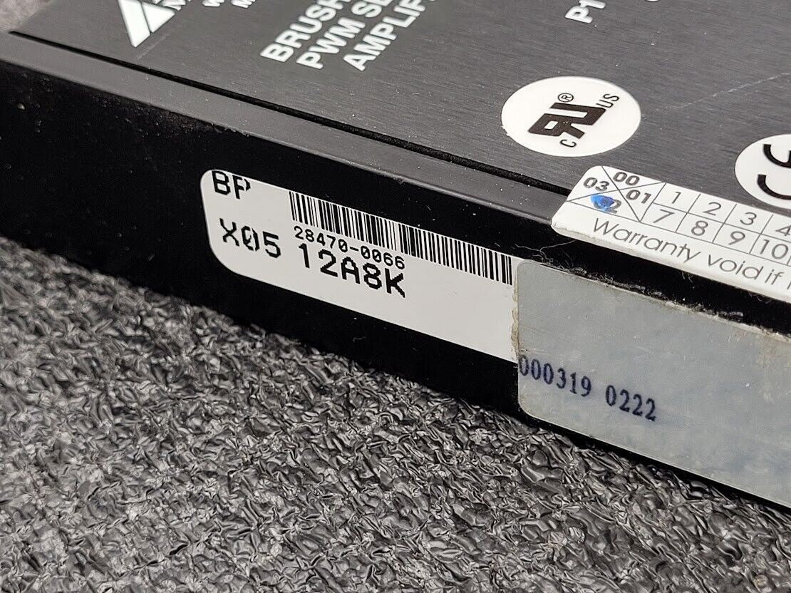 Advanced Motion Control 12A8K PWN Brush Type Servo Amplifier