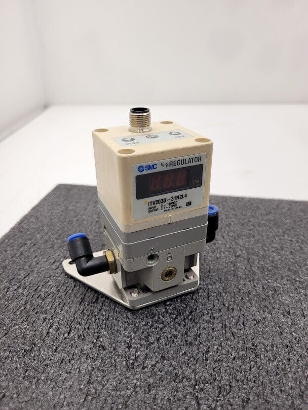 SMC ITV2030-31N2L4 Electro Pneumatic Regulator 0-10VDC Input 0.7-70SPI Output