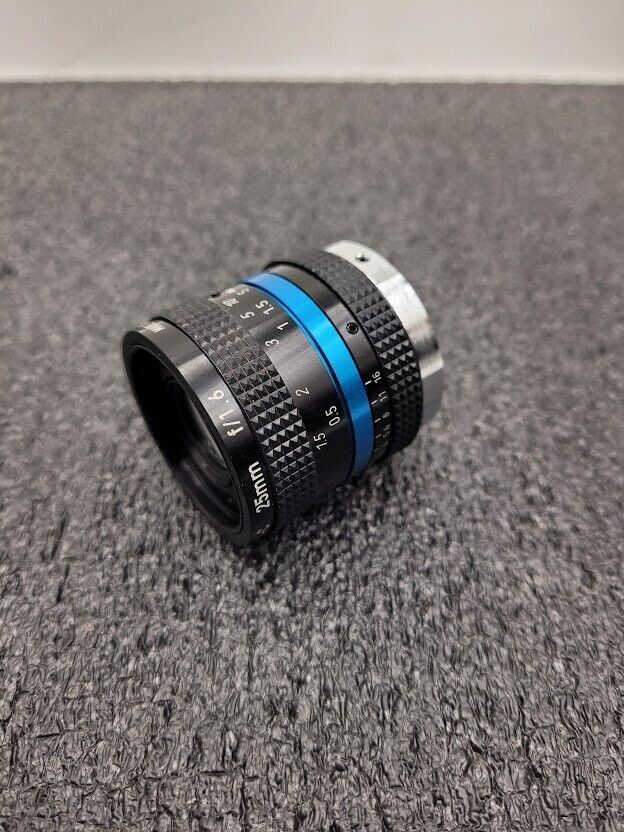 LINOS MeVis-C Mount Industrial Camera Lens 25mm f/1.6 Excellent Condition