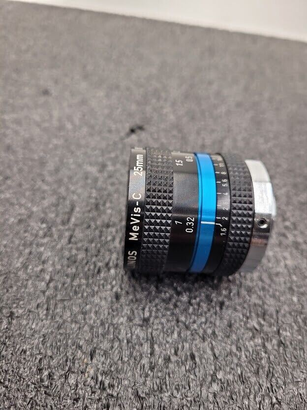 LINOS MeVis-C Mount Industrial Camera Lens 25mm f/1.6 Excellent Condition