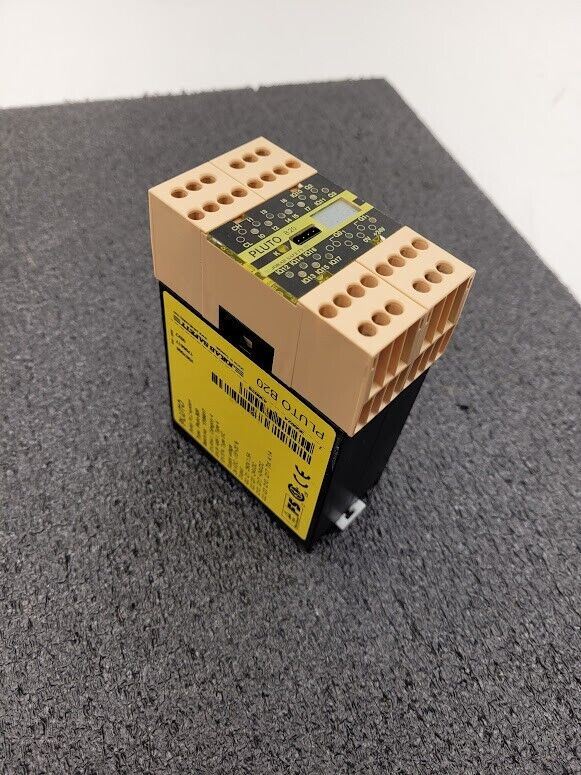 Jakob Safety PLC ABB Pluto B20 Safety Relay  4x 4-20mA/0-10V analog inputs 24VDC