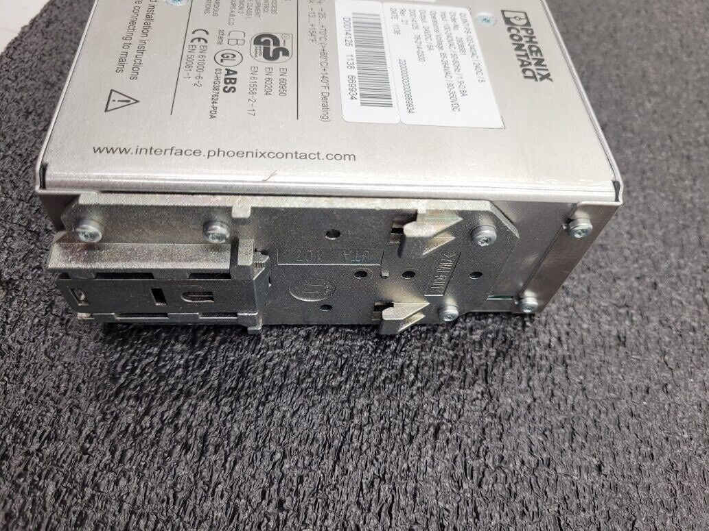 Phoenix Contact Quint-PS-100-240AC/24DC/5 Power Supply In: 100/240V Out: 24VDC