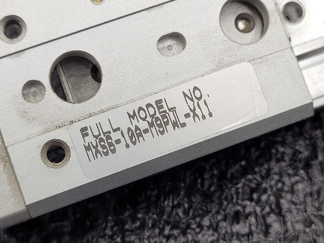 SMC MXS6-10 Pneumatic Dual Rod Cylinder Slide D-F9PW Sensors MXS6-10A-M9PWL-X11