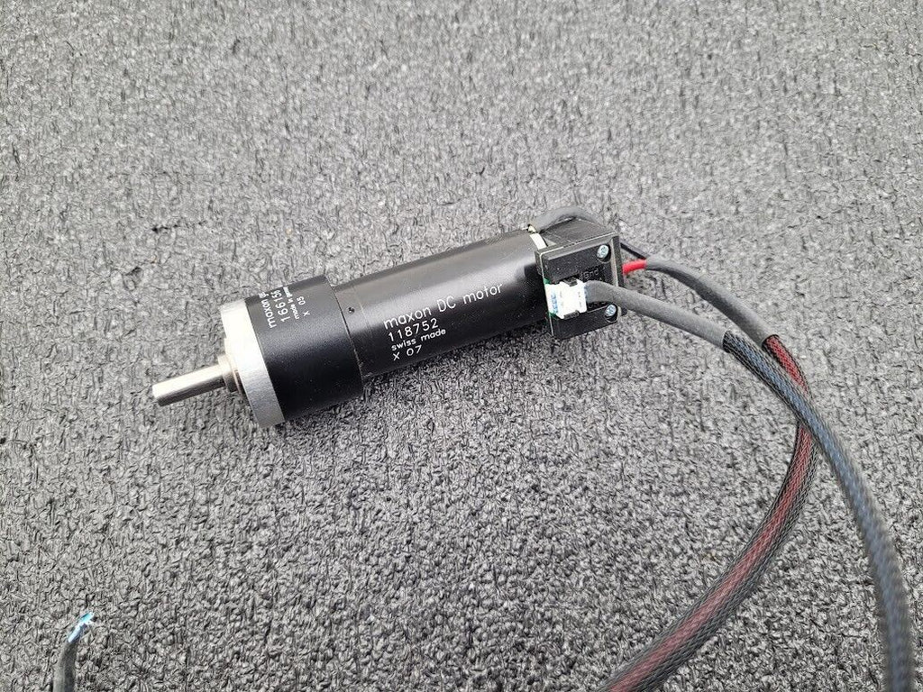 Maxon DC Motor 118752 w/ 4 Wire Encoder + 4.8:1 gearhead 166156