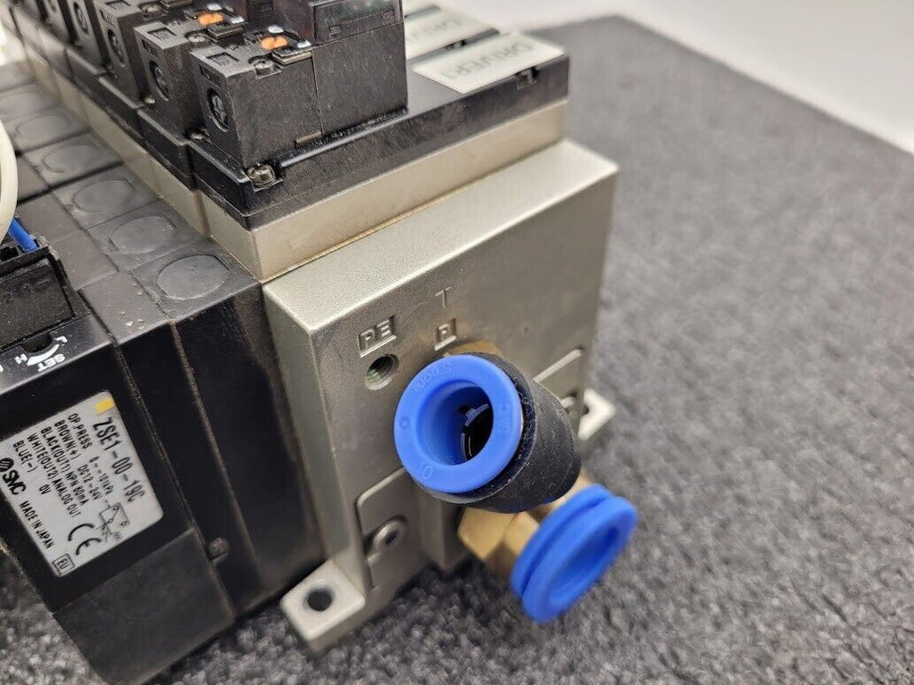 7 Unit Block SMC ZSE1-00-19C Compact Vacuum Switch Ejector NZM103H NVJ114 24VDC