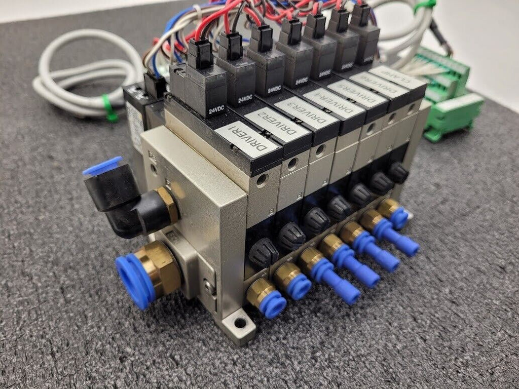 7 Unit Block SMC ZSE1-00-19C Compact Vacuum Switch Ejector NZM103H NVJ114 24VDC