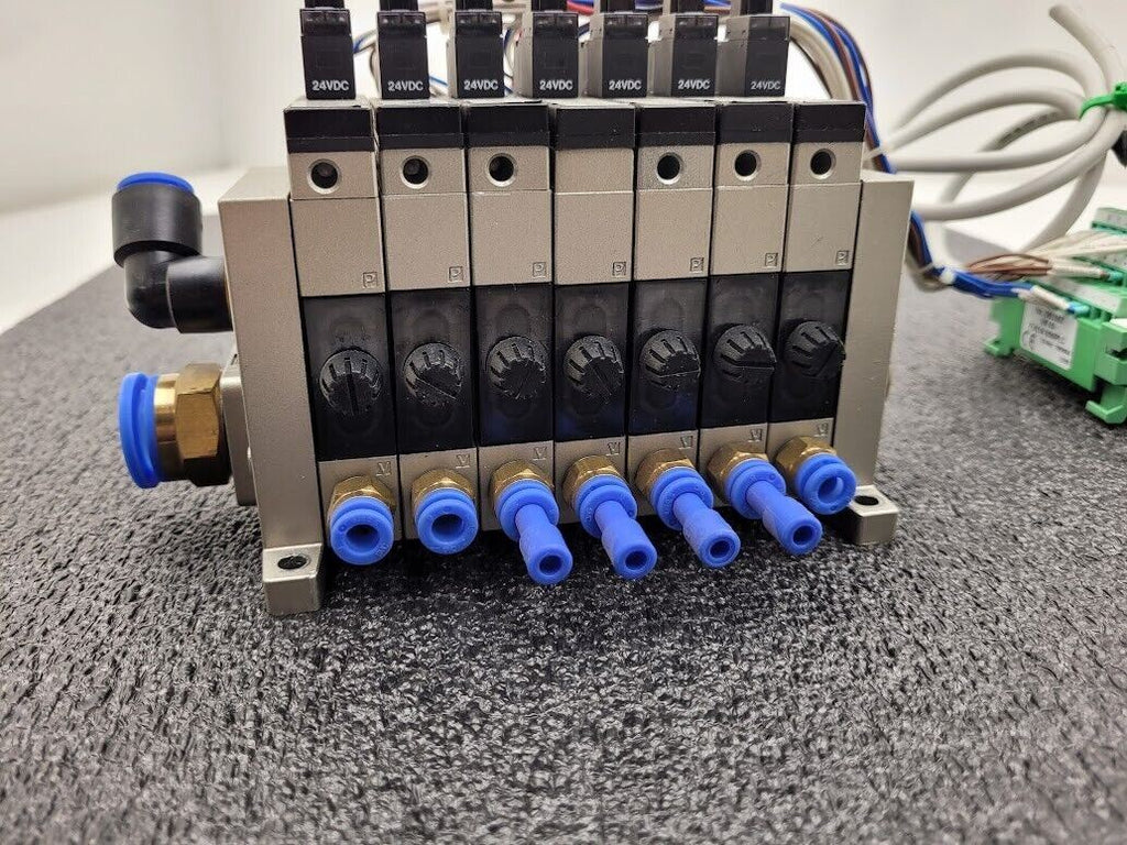 7 Unit Block SMC ZSE1-00-19C Compact Vacuum Switch Ejector NZM103H NVJ114 24VDC