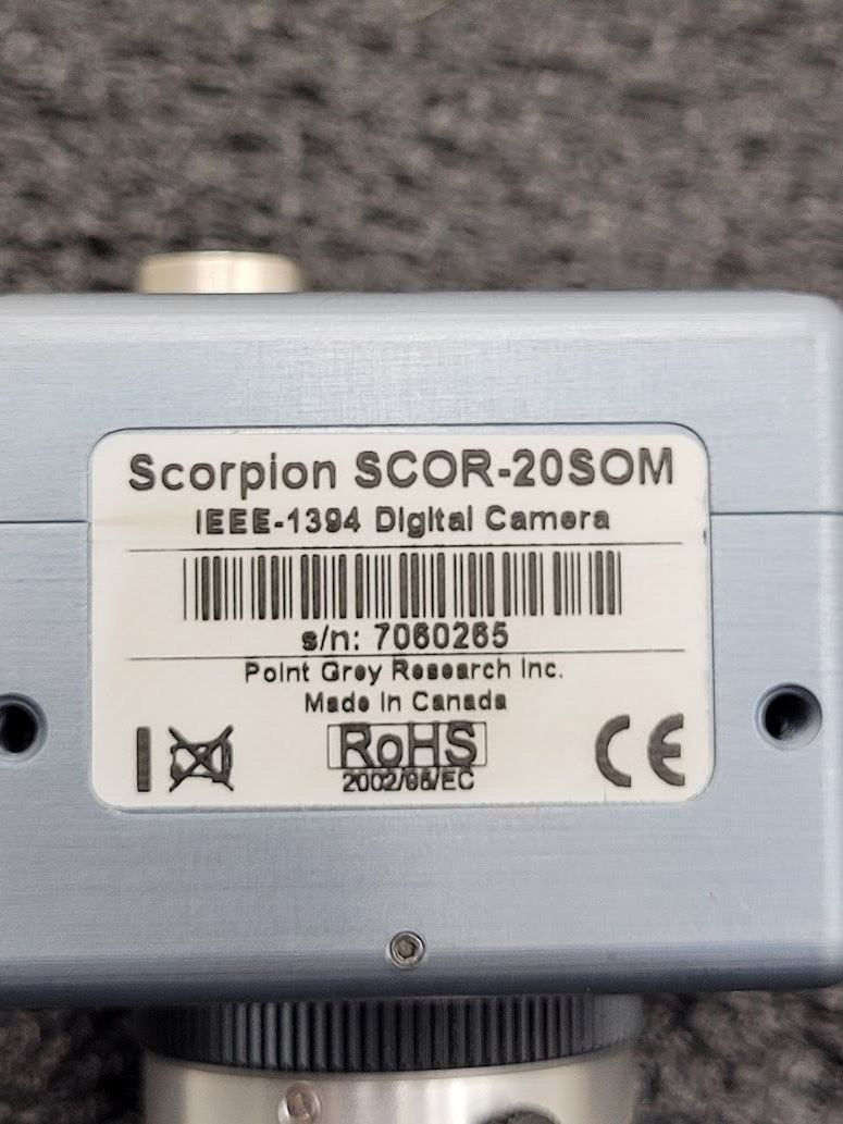 Point Grey Research Scorpion IEEE-1394 Camera SCOR-20SOM Fujinon HF9HA-1B Lens