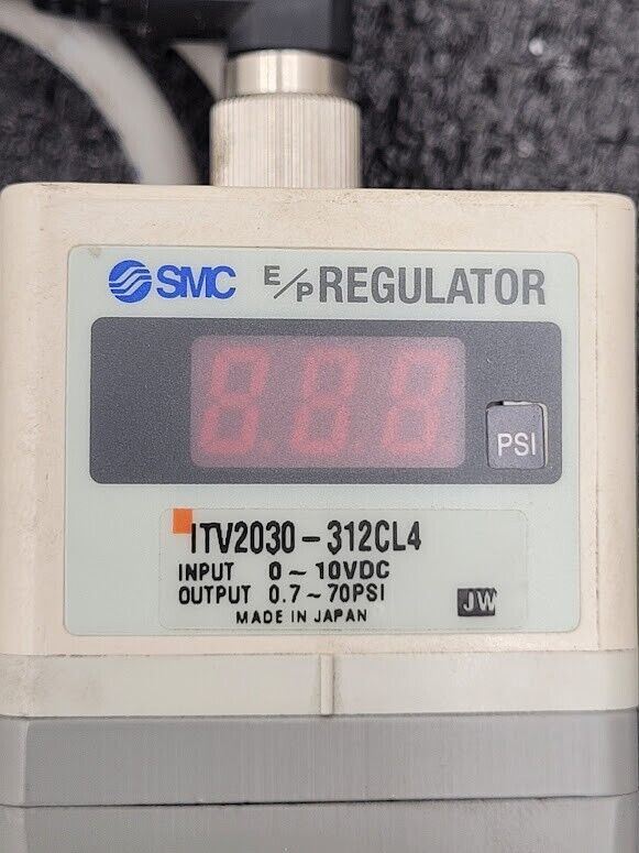 SMC ITV2030-312CL4 Electro Pneumatic Regulator 0-10VDC Input 0.7-70SPI Output B