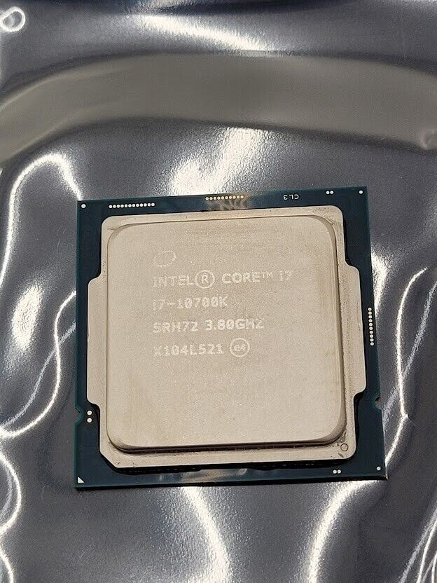 Intel Core i7-10700K 8 Core LGA 1200 i7 10700 K CPU Processor Working Pull