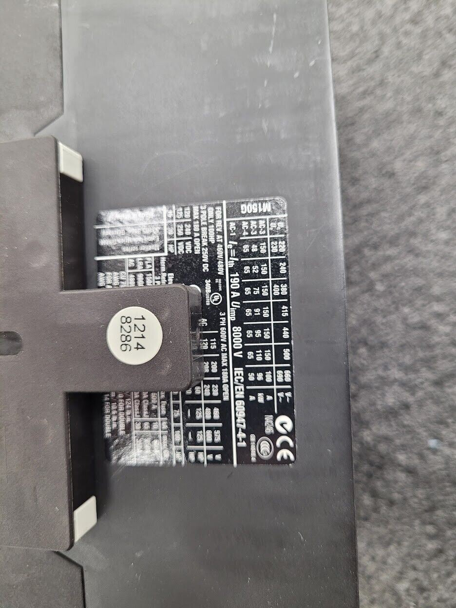 Eaton DIL M150 XTCE150G 220-690V 190A DIL M1000-XHI11-SI Contactor 3PH