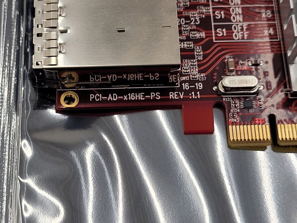 Serial Cables PCI-AD-x16HE-PS PCIe x16 Gen3 Switch-based Host Adapter NVMe HBA