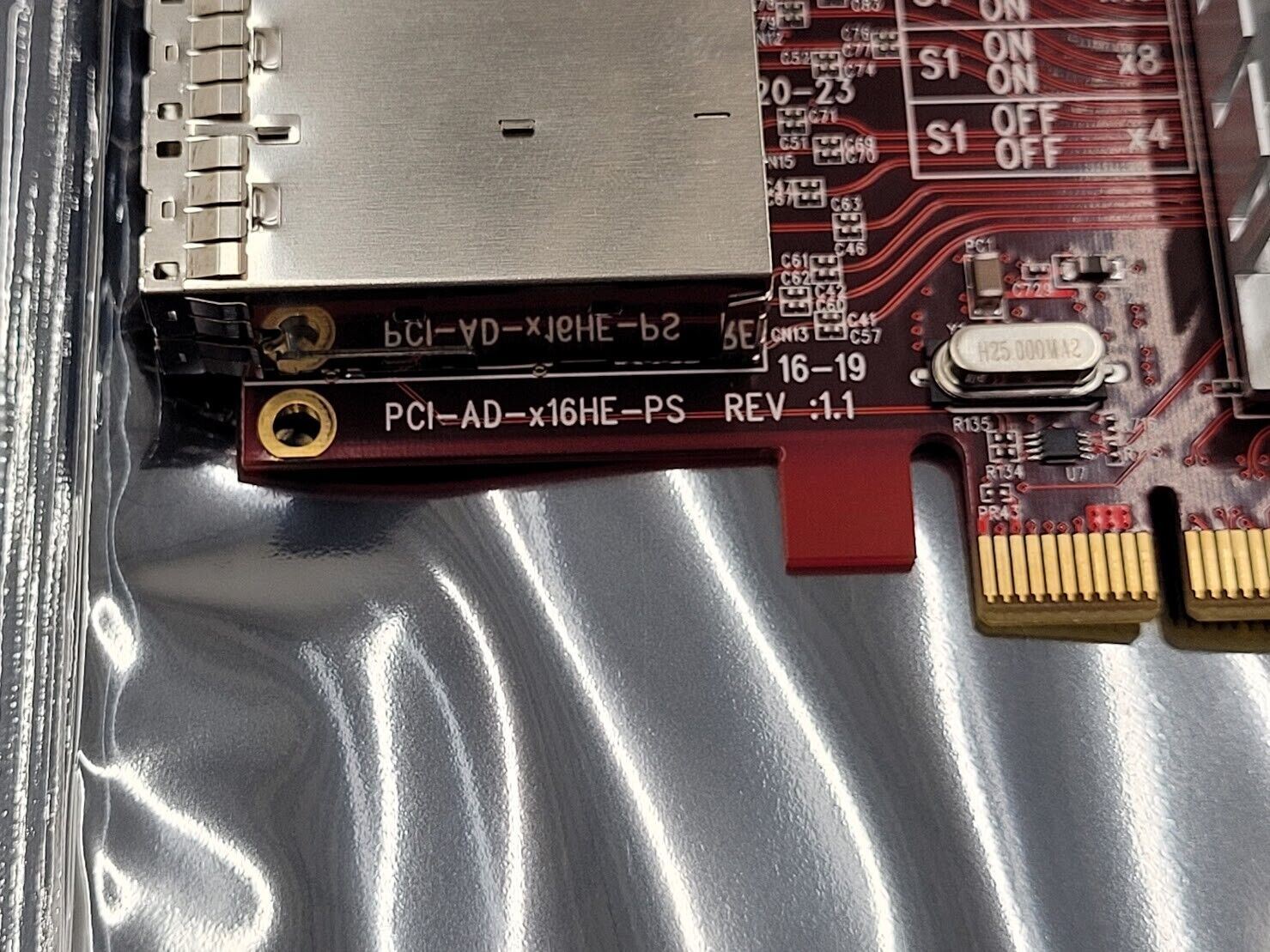 Serial Cables PCI-AD-x16HE-PS PCIe x16 Gen3 Switch-based Host Adapter NVMe HBA
