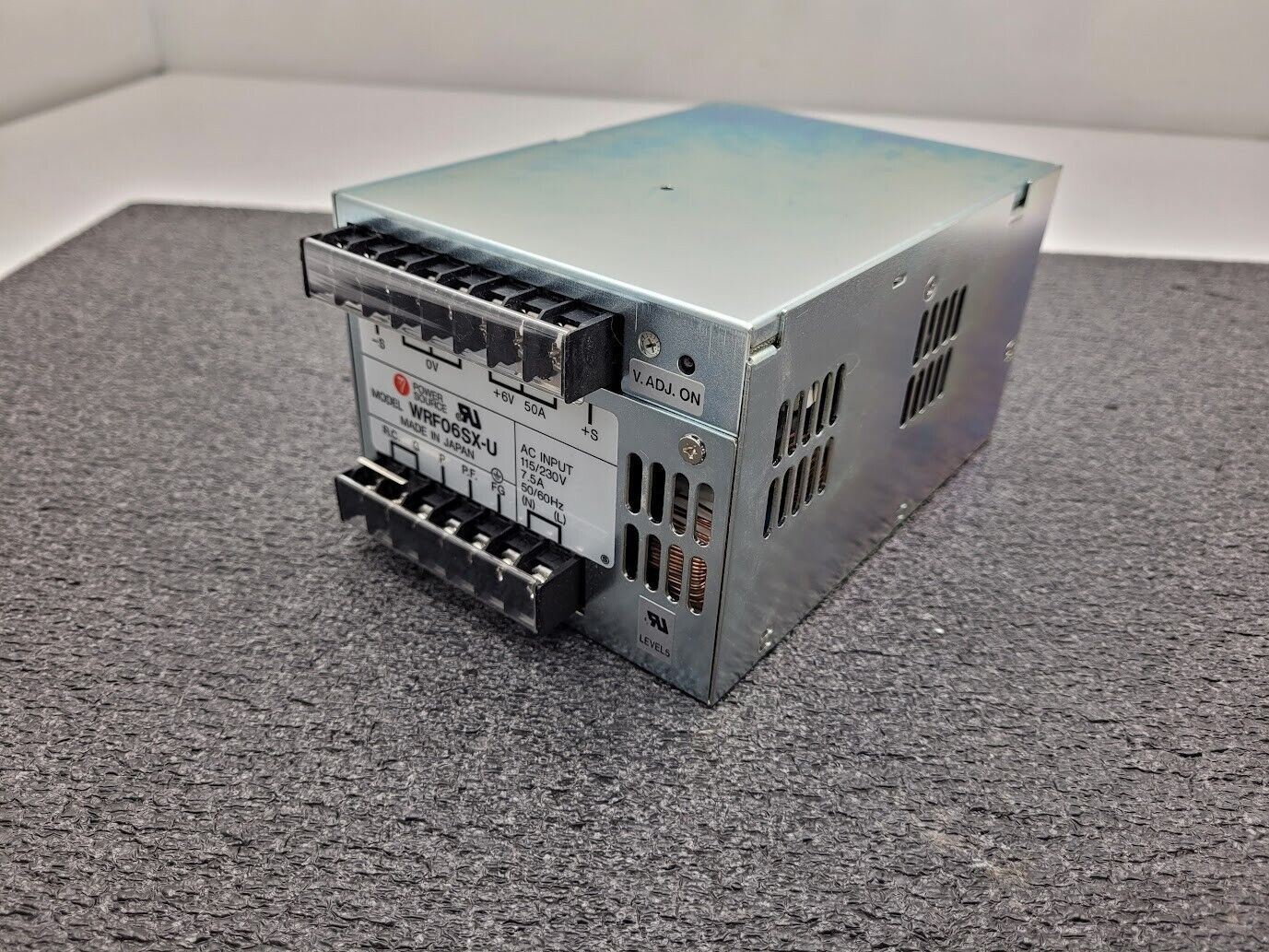 Power Source Power Supply WRF06SX-U 6VDC 50 Amps Output 115/230VAC 7.5A Input