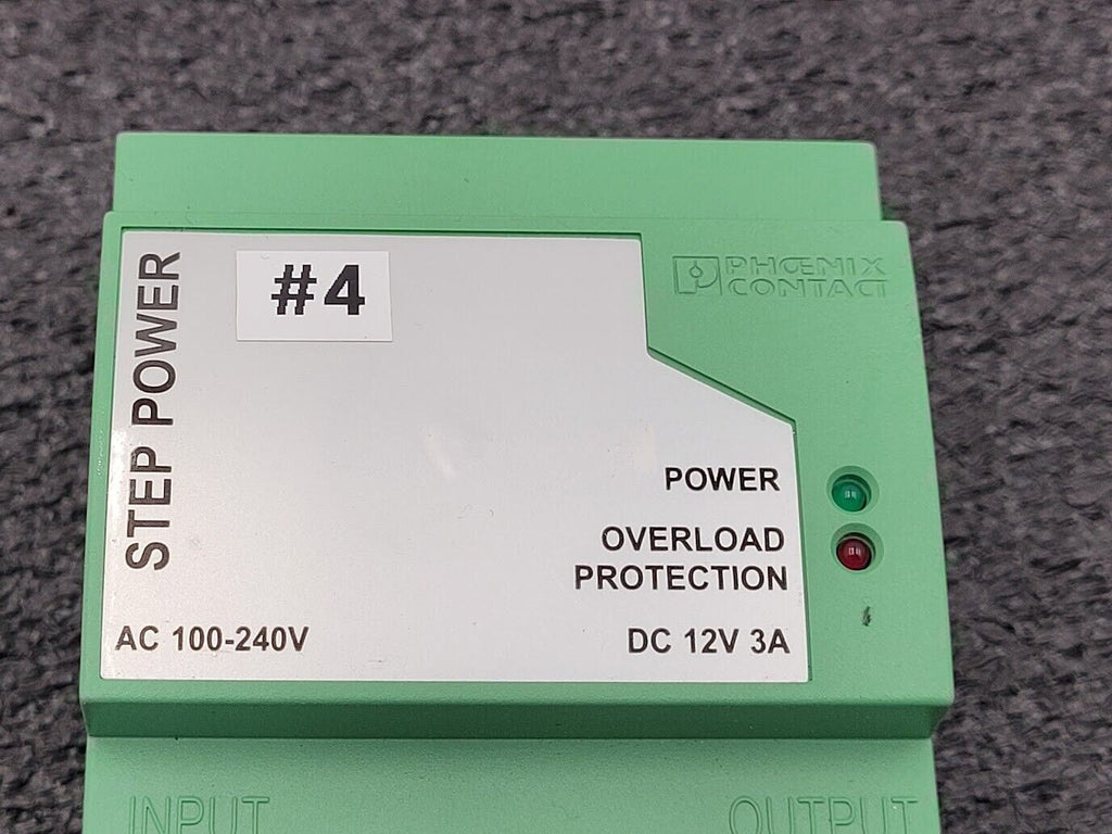 Phoenix Contact Power Supply STEP-PS-100-240AC/12DC/3 12VDC 3A