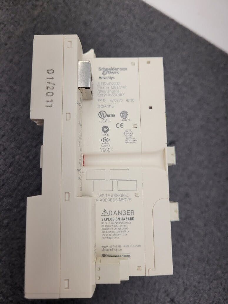 Schneider Telemecanique STBNIP2212 Ethernet MB NIM PLC Control Advantys Lot